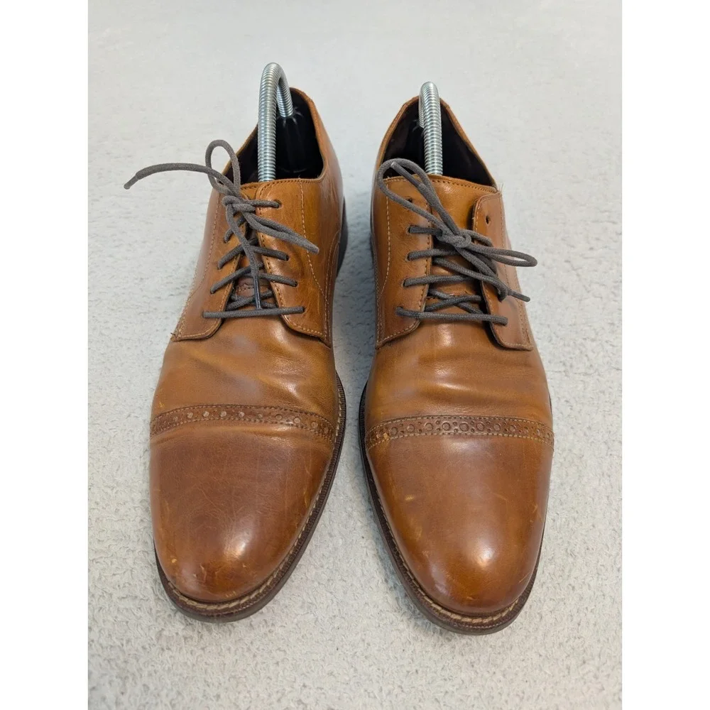 Cole Haan Grand.OS Men's‎ Dress Shoes size 10.5 C14230 Brown CLEAN! EUC!